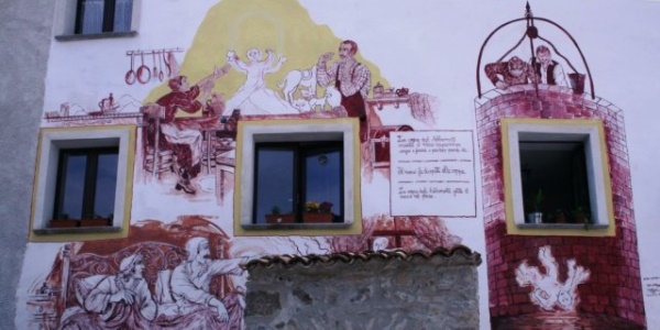 Satriano di Lucania dipinti murali